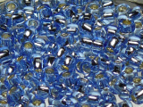 TOHO Round Beads 11/0 - 33 Silver-Lined Light Sapphire (ca. 10g)