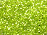 TOHO Round Beads 11/0 - 24 Silver-Lined Lime Green (50g Vorteilspack)