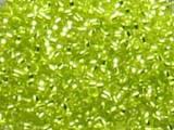 Toho Round Beads 15/0 - 24 Silver-Lined Lime Green