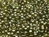 TOHO Round Beads 15/0 - 457 Gold-Lustered Green Tea (ca. 6g)