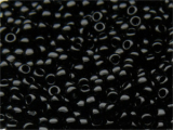 TOHO Round Beads 15/0 - 49 Opaque Jet (30g Vorteilspack)