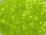 TOHO Round Beads 15/0 - 4F Transparent Frosted Lime Green (ca. 6g)