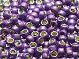 TOHO Round Beads 8/0 - PF581F PermaFinish Galvanized Frosted Violet (50g Vorteilspack)
