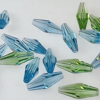 5205 - Bicone lang - 15x6mm