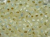 TOHO Round Beads 6/0 - PF2125 PermaFinish Silver-Lined...