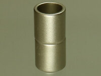 Super-Magnetverschluss Zylinder 26x13mm (innen 10mm), Farbe Platin matt