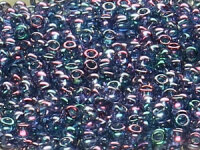 TOHO Round Beads 11/0 - 327 Gold-Lustered Blue Lavender...
