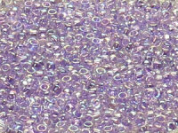 TOHO Round Beads 15/0 - 477D Transparent Rainbow Purple...
