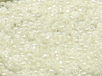 TOHO Round Beads 15/0 - 121 Opaque Lustered White (30g...