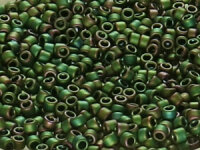 TOHO Round Beads 15/0 - 707 Matte Iris Peridot (ca. 6g)
