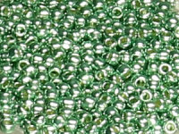 TOHO Round Beads 11/0 - PF589 PermaFinish Galvanized Jade...