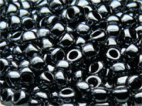 TOHO Round Beads 6/0 - 81 Metallic Hematite (50g...