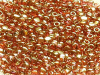 TOHO 3-Cut 12/0 - 421 Gold-Lustered Transparent Pink (30g...