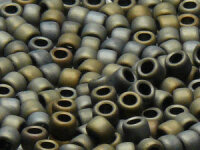 TOHO Round Beads 11/0 - 83F Metallic Frosted Iris Brown...