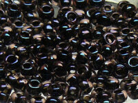 TOHO Round Beads 8/0 - 251 Jet-Lined Luster Light...