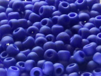 TOHO Round Beads 8/0 - 48F Opaque-Frosted Navy Blue (50g...
