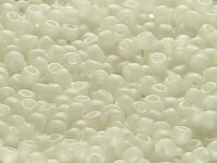TOHO Round Beads 8/0 - 761 Opaque Frosted Rainbow White...