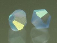 PRECIOSA Bicone 4mm Light Sapphire AB 2x (Rondelle 30020...