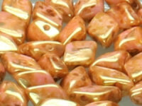 Matubo GemDuo 8x5mm Luster Opaque Rose/Gold Topaz (ca. 5g)