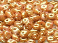 MiniDuo 2,5x4mm "Luster Opaque Rose/Gold Topaz"...