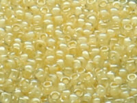 TOHO Round Beads 11/0 - 352 Light Jonquil-Lined Crystal...