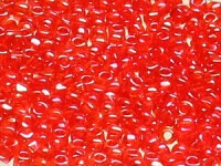 TOHO 3-Cut 12/0 - 798 Light Topaz-Lined Siam (30g...