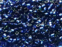 TOHO Treasure Beads 11/0 - 2203 Silver-Lined Navy Blue...