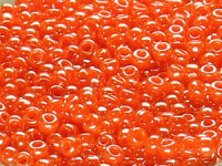 TOHO Round Beads 15/0 - 129 Opaque Lustered Pumpkin (30g...