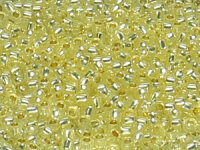 TOHO Round Beads 15/0 - PF2109 Silver-Lined Milky Jonquil...
