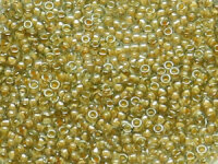 TOHO Round Beads 15/0 - 369 Beige-Lined Crystal (30g...