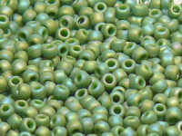 TOHO Round Beads 15/0 - 2633F Semi-Glazed Rainbow Clover...