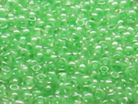 TOHO Round Beads 11/0 - 354 Mint/Julep-Lined Crystal (50g...