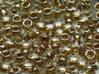 TOHO Round Beads 8/0 - 989 Gold-Lined Crystal (50g...