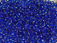TOHO Round Beads 8/0 - 28 Silver-Lined Cobalt (50g...