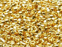TOHO Aiko Beads 11/0 - 715 24K Bright Gold Plated (ca. 1g)