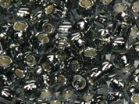 TOHO Round Beads 11/0 - 29 Silver-Lined Black Diamond...