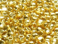 TOHO 3-Cut 8/0 - PF557 PermaFinish Galvanized Gold (ca....