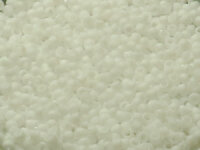 TOHO Round Beads 15/0 - 761 Opaque Frosted Rainbow White...