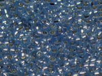 TOHO Round Beads 11/0 - 2102 Silver-Lined Milky Montana...