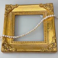 Süßwasserperlen Semi Round ca.3.5-4.5mm Cream AA Strang ca. 35cm