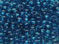 TOHO Round Beads 8/0 - 1074 Deep Blue-Lined Crystal (50g...