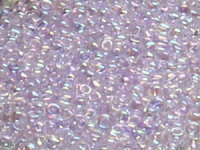 TOHO Round Beads 11/0 - 477D Transparent Rainbow Purple...