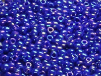 TOHO Round Beads 11/0 - 408 Opaque Rainbow Navy Blue (50g...