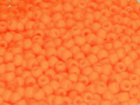 TOHO Round Beads 11/0 - 42DF Opaque Frosted Cantelope...