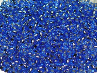 TOHO Round Beads 11/0 - 35 Silver-Lined Sapphire (50g...