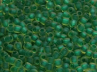 TOHO Round Beads 11/0 - 242FM Emerald-Lined Frosted Matte...
