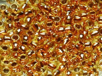 TOHO Round Beads 8/0 - 744 Copper-Lined Light Topaz (50g...