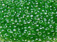 TOHO Round Beads 15/0 - 108 Transparent Lustered Peridot...