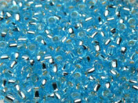 TOHO Round Beads 15/0 - 23 Silver-Lined Aquamarine (30g...