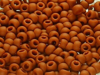 TOHO Round Beads 8/0 - 46LF Opaque Frosted Terra Cotta... TOHO Round Beads 8/0 - 46LF Opaque Frosted Terra Cotta...